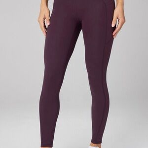 High-Rise Plum Leggings - Women